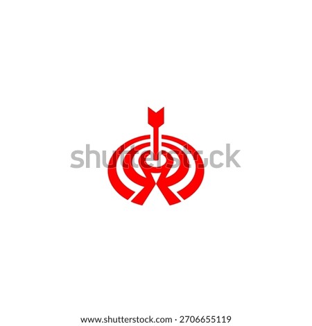 A precise bullseye target forming a unique letter monogram logo. Perfect for marketing agencies, focus-based brands, analytics companies, strategy firms, and modern identity visuals.