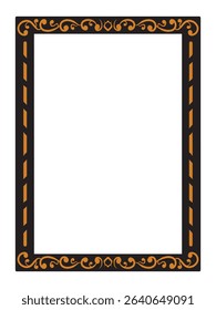 Precise Decorative Ornamental Border Decorative Vector
