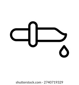 Precise Eyedropper Icon Library: Professional Medical Pipette and Chemistry Liquid Tools