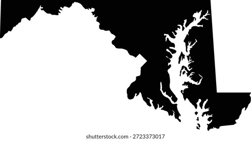 Una Ilustración vectorial precisa y profesional de la silueta negra de los límites geográficos del estado de Maryland. Este gráfico de alta calidad representa temas de orgullo regional, viajes, historia e identidad del Atlántico Medio, lo que lo convierte en un activo de alto valor para los sectores del turismo, la confección y los gobiernos locales. Los caminos de Vector limpios están diseñados por expertos para facilitar su uso en máquinas cortadoras de vinilo como Cricut y Silhouette que se utilizan para crear calcomanías para ventanas de automóviles, equipo de viaje personalizado y camisetas personalizadas para residentes o turistas del Old Line State. Conceptualmente, la Imagen simboliza la geografía, la aventura costera y la cultura diversa de la región de la bahía de Chesapeake. La estética monocromática negra garantiza una alta visibilidad y una versatilidad excepcional en una amplia gama de medios, incluidos los logotipos de marketing de destino, la marca comercial para servicios locales y el contenido de las redes sociales centrado en la vida y el patrimonio regionales. La naturaleza escalable del archivo EPS permite una Reproducción nítida en cualquier tamaño, asegurando que la silueta característica permanezca nítida e impactante tanto para aplicaciones digitales como físicas. Este gráfico de mapa proporciona un elemento profesional y reconocible para cualquier proyecto de viaje o cultural que se centre en Maryland, capturando la forma y el espíritu únicos del estado con precisión profesional y claridad para proyectos de Mercancía de altos ingresos, asegurando que el orgullo de la costa este se vea claramente.