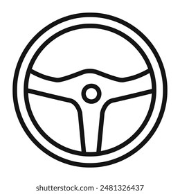 Präzises Lenkradsymbol für die Automobilsteuerung