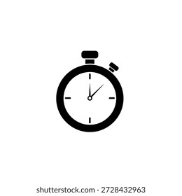 Precise Time Measurement: Un cronómetro elegante y minimalista, aislado contra un fondo, que simboliza la puntualidad y la precisión.