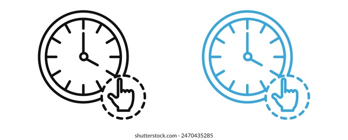 Precise Timing Icon for Time Management, Schedule Coordination, and Punctual Planning