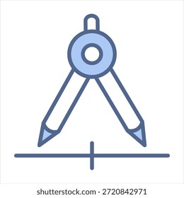Coleção de estilos de ícone azul do Precision