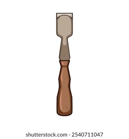 precision chisel carving cartoon. skill blade, handle sharpening, gouge mallet precision chisel carving sign. isolated symbol vector illustration