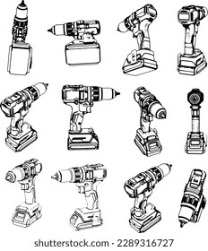 "Precision at Every Angle: A 3D Drill Machine Illustration Set"
"Visualizing Versatility: Our 3D Drill Machine Render Set"