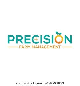 Precision Farm logo with crop rows, satellite, and leaf or gear icons, ideal for agri-tech and smart farming brands. Modern, accurate, and symbolizing innovation and sustainable growth.

