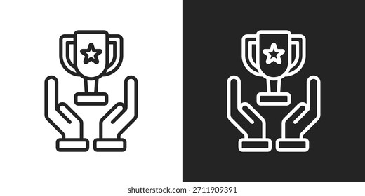 Icono De Precisión En Estilo De Línea En Blanco Y Negro