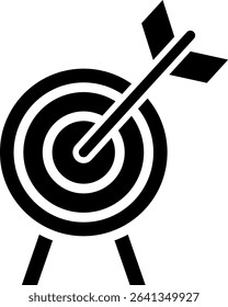Precision Icon Glyph Vector Illustration