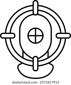 Precision Icon - Line Style - Critical Thinking Theme