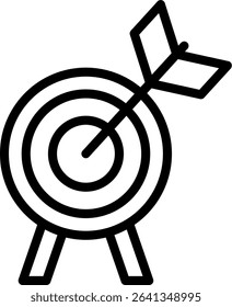 Precision Icon Line Vector Illustration