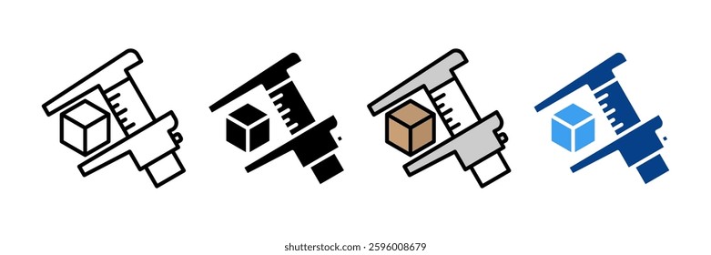 Precision Icon Set Multiple Style Collection