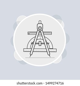 Precision icon suitable for info graphics, websites and print media and interfaces