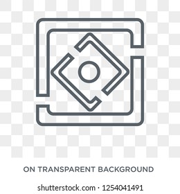 Precision icon. Trendy flat vector Precision icon on transparent background from Maps and Locations collection. High quality filled Precision symbol use for web and mobile