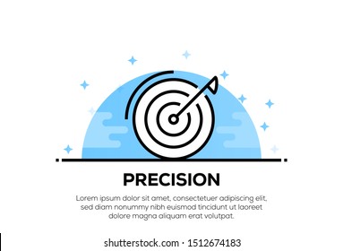 PRECISION AND ILLUSTRATION ICON CONCEPT
