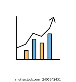 Precision Insights: Streamlined Web Icons for Data Analysis, Statistics, and Analytics - Minimalist Outline and color fill Collection in Vector Illustration. calculator, data, database, discover,