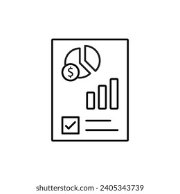 Precision Insights: Streamlined Web Icons for Data Analysis, Statistics, and Analytics - Minimalist Outline Collection in Vector Illustration. calculator, data, database, discover, focus, gear, growth