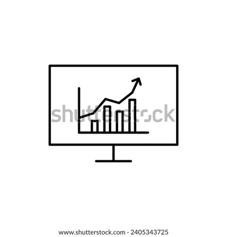 Precision Insights: Streamlined Web Icons for Data Analysis, Statistics, and Analytics - Minimalist Outline Collection in Vector Illustration. calculator, data, database, discover, focus, gear, growth