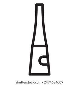 Precision Liquid Eyeliner Icon Perfect for Eye Makeup and Beauty Designs