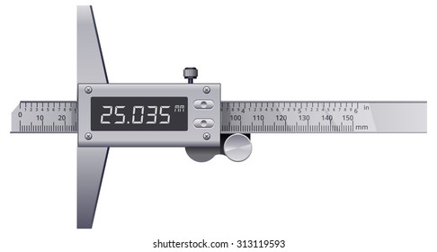 Precision Measurement Tool - Height Measurement - Illustration