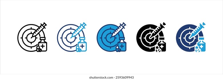 Precision Medicine Icon Element For Design