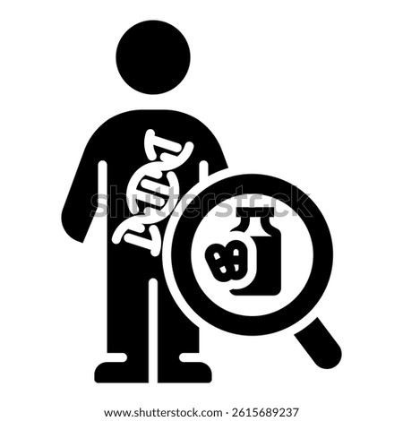 Precision Medicine Icon Element For Design