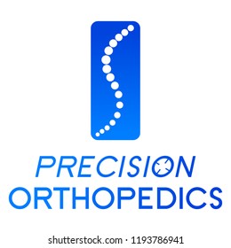 "Precision Orthopedics" Medical Orthopedical Logo