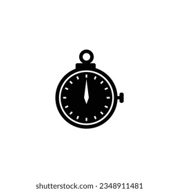 Precision stopwatch icon, capturing moments of timing, speed, and determination