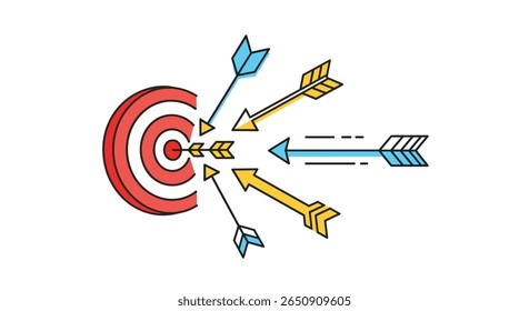 Precision targeting and accurate aiming achieving objectives through focused effort and strategic execution strategy success
