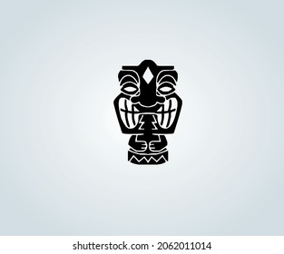 Pre-Columbian abstract sculpture for illustration
