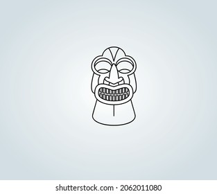 Pre-Columbian abstract sculpture for illustration