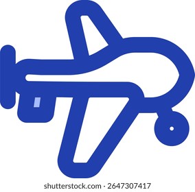 predator icon blue style design