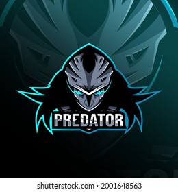 Predator mascot logo esport design