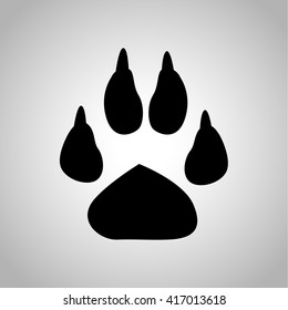Predator paw print icon
