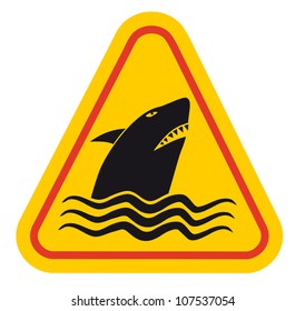 Predator shark sign