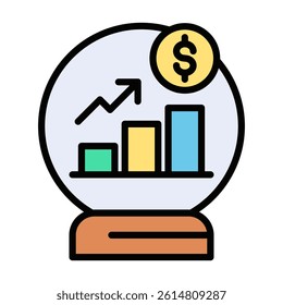 Prediction Icon Element For Design