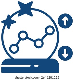 Elemento de ícone de previsão para design