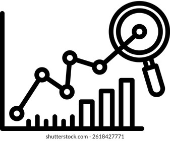 Prediction Icon Line Vector Illustration