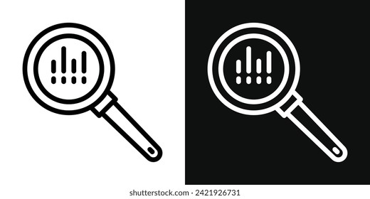 Juego de iconos de predicción. Ilustración vectorial