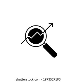 prediction icon vector illustration. prediction icon black style design. isolated on white background