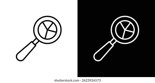Prediction icon vector for web and mobile app. Symbol isolated.