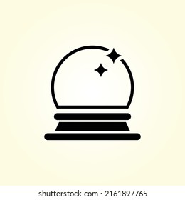 Prediction sign icon design vector. EPS10. wizard ball icon. 