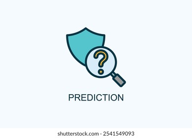 Predicción Vector O Logo Signo Símbolo Ilustración