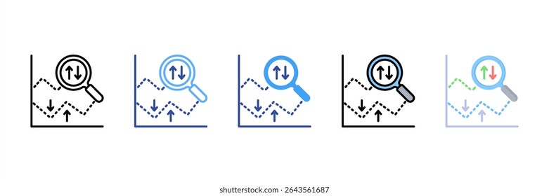 Predictive Analysis Multi Style Icon Set