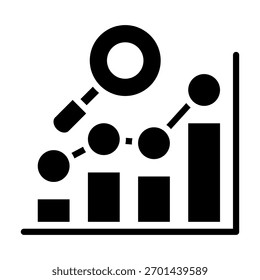 Predictive Analytic Icon Element For Design And Vector