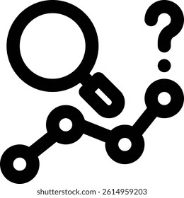 Predictive Analytics, Predictive Analysis, Prediction Outline Icon