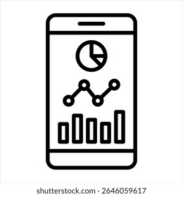 Predictive analytics icon  Illustration vector concept
