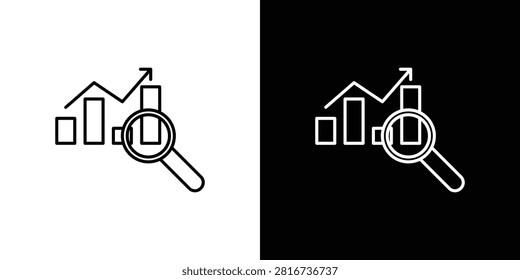 Predictive analytics icon line clipart series. EPS10