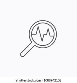 Predictive analytics icon vector