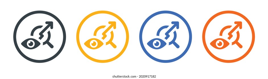Predictive analytics icon. Vector illustration